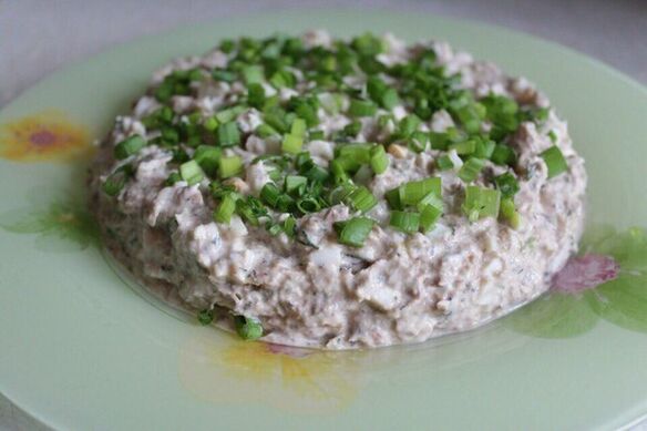 Ensalada De Huevo De La Dieta Dukan Con Cebolla