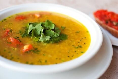 Sopa de lente