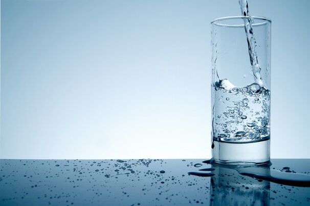 Agua a la pérdida de peso